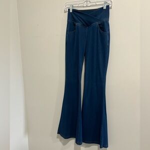 Halara flare stretch “jeans”.